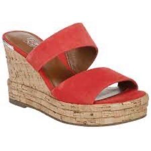Franco Sarto Leather Fiore Wedge